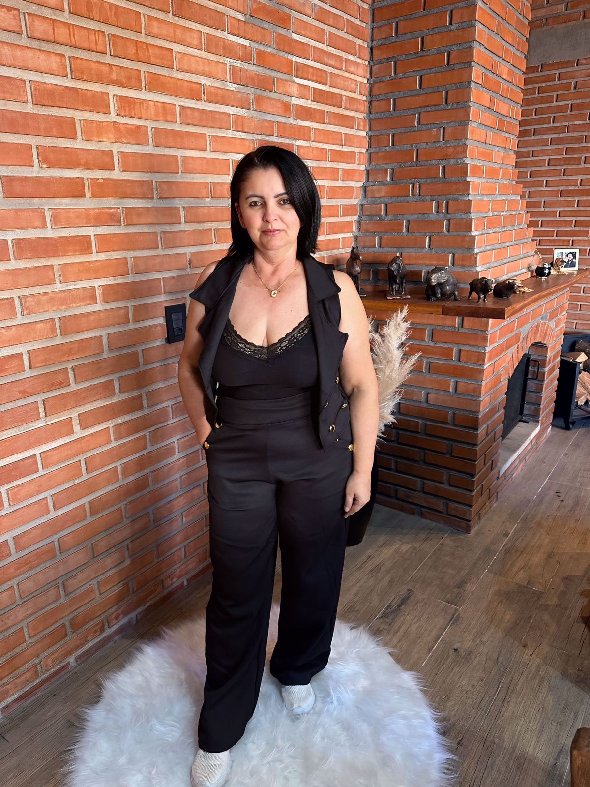 CONJUNTO PRETO LONGO - TAMANHO G R$129,90 CONJUNTO PRETO LONGO - TAMANHO G