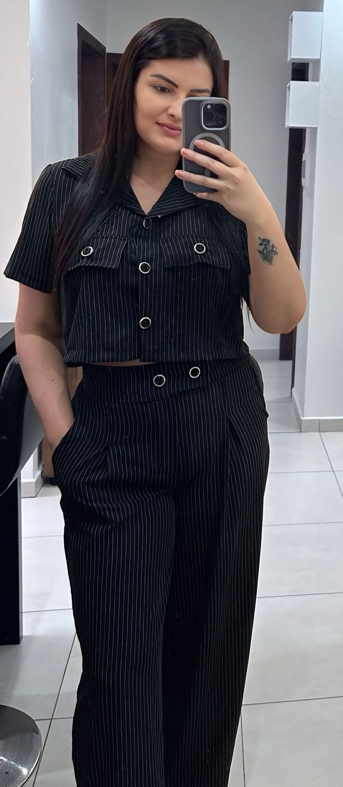 CONJUNTO PRETO LÁPIS - J&J CLOSET