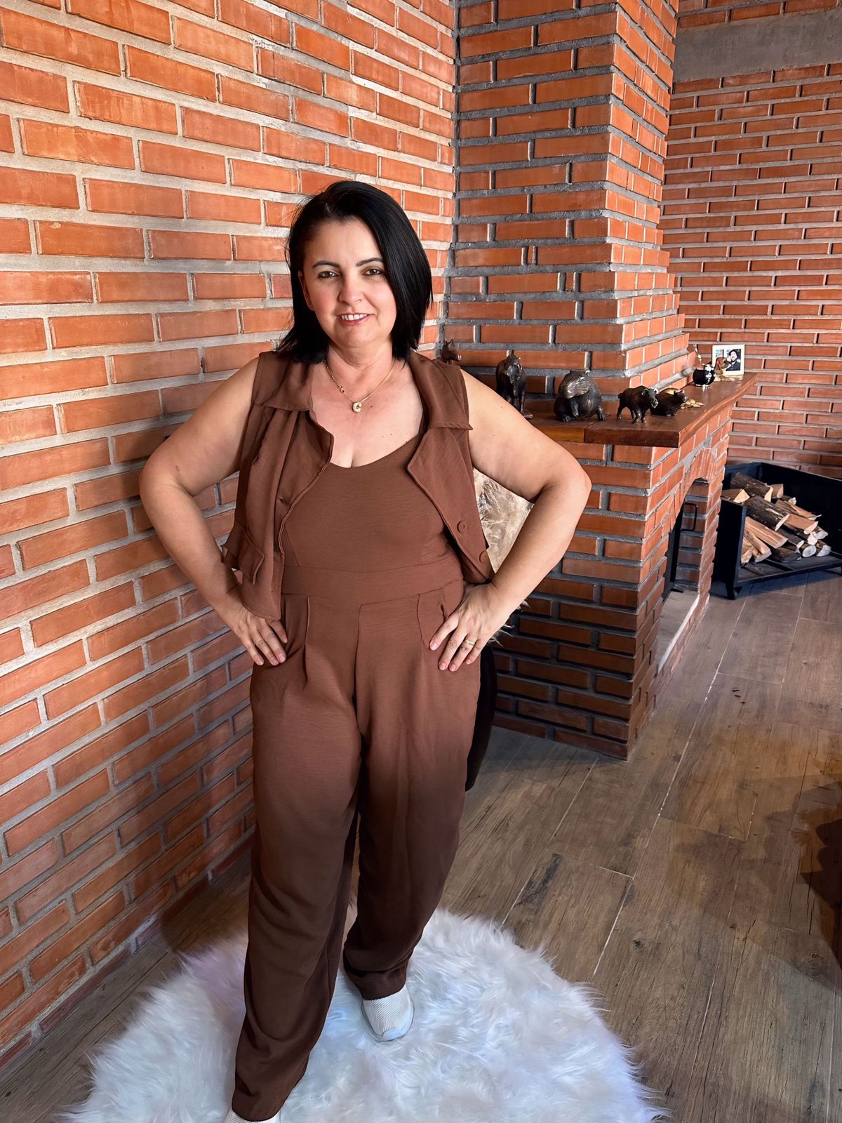 MACACÃO TAMANHO G (ACOMPANHA COLETE) R$129,90 MACACÃO TAMANHO G (ACOMPANHA COLETE)